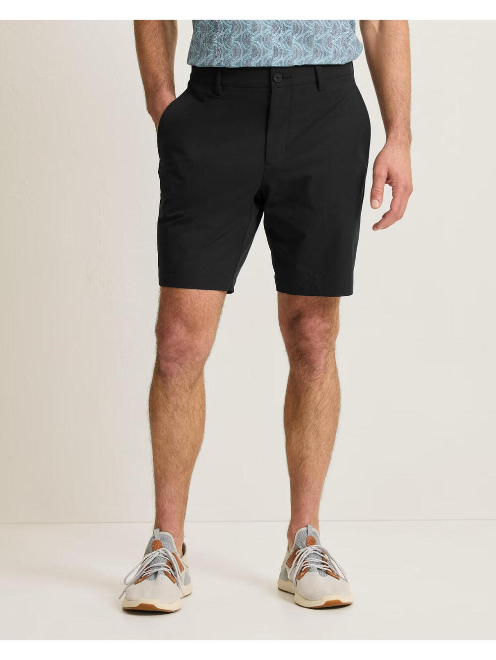 Tommy Bahama Men's Shorts Island Zone UPF Sz 38 Inseam 9" Black Barbados - $110